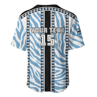 Custom Botswana Football Baseball Jersey Botswana Rising Again - Black LT15