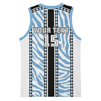 Custom Botswana Football Basketball Jersey Botswana Rising Again - Black - Wonder Print Shop