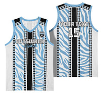 Custom Botswana Football Basketball Jersey Botswana Rising Again - Black - Wonder Print Shop