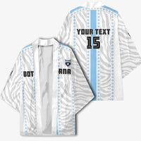 Custom Botswana Football Kimono Botswana Rising Again - Blue - Wonder Print Shop