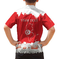 Personalised Tunisia Independence Day Hawaiian Shirt 69th Anniversary - Flag Map