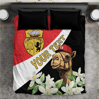Personalised Tunisia Bedding Set Camelus Dromedarius With Jasmine