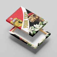 Personalised Tunisia Canvas Wall Art Camelus Dromedarius With Jasmine