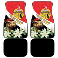 Personalised Tunisia Car Mats Camelus Dromedarius With Jasmine
