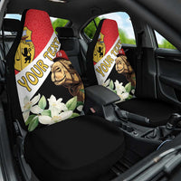 Personalised Tunisia Car Seat Cover Camelus Dromedarius With Jasmine