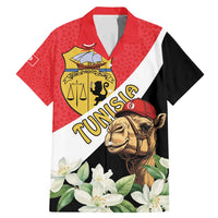 Personalised Tunisia Family Matching Mermaid Dress and Hawaiian Shirt Camelus Dromedarius With Jasmine