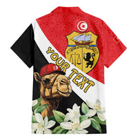 Personalised Tunisia Family Matching Mermaid Dress and Hawaiian Shirt Camelus Dromedarius With Jasmine