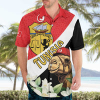 Personalised Tunisia Hawaiian Shirt Camelus Dromedarius With Jasmine