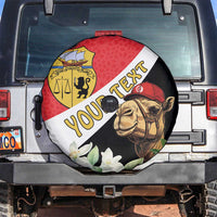 Personalised Tunisia Spare Tire Cover Camelus Dromedarius With Jasmine
