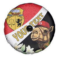 Personalised Tunisia Spare Tire Cover Camelus Dromedarius With Jasmine