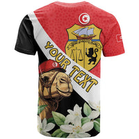 Personalised Tunisia T Shirt Camelus Dromedarius With Jasmine