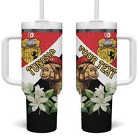 Personalised Tunisia Tumbler With Handle Camelus Dromedarius With Jasmine