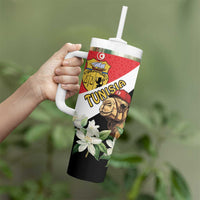 Personalised Tunisia Tumbler With Handle Camelus Dromedarius With Jasmine