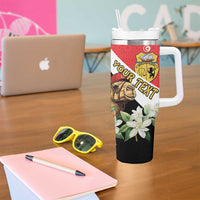Personalised Tunisia Tumbler With Handle Camelus Dromedarius With Jasmine