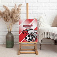 Custom Tunisia Football Canvas Wall Art Eagle Mascot - Sporty Style
