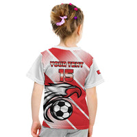 Custom Tunisia Football Kid T Shirt Eagle Mascot - Sporty Style