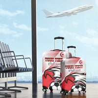 Custom Tunisia Football Luggage Cover Eagle Mascot - Sporty Style