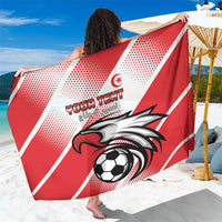Custom Tunisia Football Sarong Eagle Mascot - Sporty Style