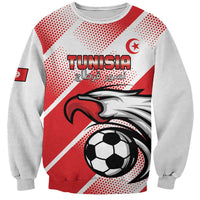 Custom Tunisia Football Sweatshirt Eagle Mascot - Sporty Style