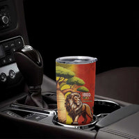 Senegal Independence Day Tumbler Cup Lion With Baobab
