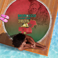 Morocco Football Beach Blanket 2025 Victory Is Ours