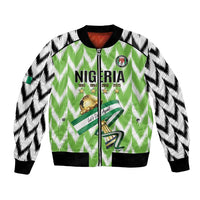 Custom Nigeria Football Bomber Jacket Super Eagles - Let’s Do It Again