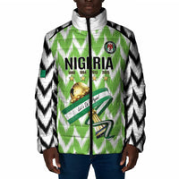 Custom Nigeria Football Padded Jacket Super Eagles - Let’s Do It Again