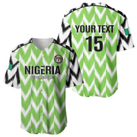 Custom Nigeria Football Baseball Jersey Go Champions Super Eagles