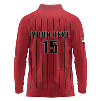 Custom Egypt Football Long Sleeve Polo Shirt Kings of Africa Champions