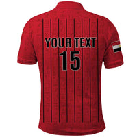 Custom Egypt Football Polo Shirt Kings of Africa Champions