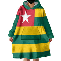 Togo Country Flag Wearable Blanket Hoodie Togolese Independence