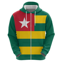 Togo Country Flag Zip Hoodie Togolese Independence