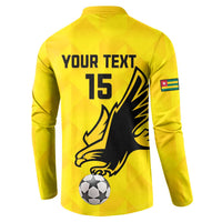 Custom Togo Football Button Sweatshirt Come On Les Eperviers