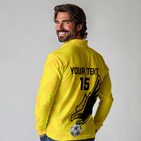 Custom Togo Football Long Sleeve Polo Shirt Come On Les Eperviers