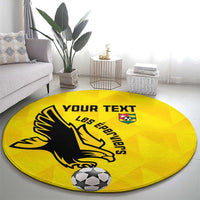 Custom Togo Football Round Carpet Come On Les Eperviers