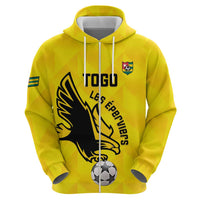 Custom Togo Football Zip Hoodie Come On Les Eperviers
