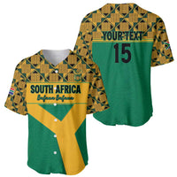 Custom South Africa Soccer Baseball Jersey Go Champions