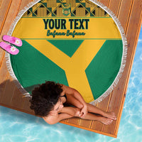 Custom South Africa Soccer Beach Blanket Go Champions