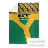 Custom South Africa Soccer Blanket Go Champions