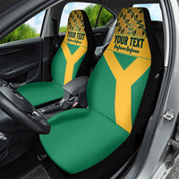 Custom South Africa Soccer Car Seat Cover Go Champions
