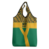 Custom South Africa Soccer Grocery Bag Go Champions