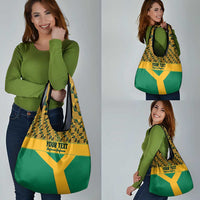 Custom South Africa Soccer Grocery Bag Go Champions