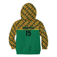 Custom South Africa Soccer Kid Hoodie Go Champions