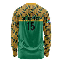Custom South Africa Soccer Long Sleeve Shirt Go Champions