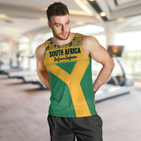 Custom South Africa Soccer Men Tank Top Go Champions