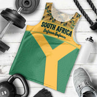 Custom South Africa Soccer Men Tank Top Go Champions