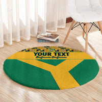 Custom South Africa Soccer Round Carpet Go Champions