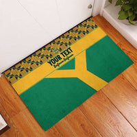 Custom South Africa Soccer Rubber Doormat Go Champions