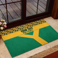 Custom South Africa Soccer Rubber Doormat Go Champions