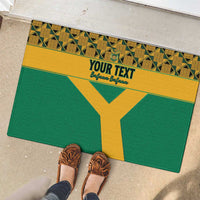 Custom South Africa Soccer Rubber Doormat Go Champions